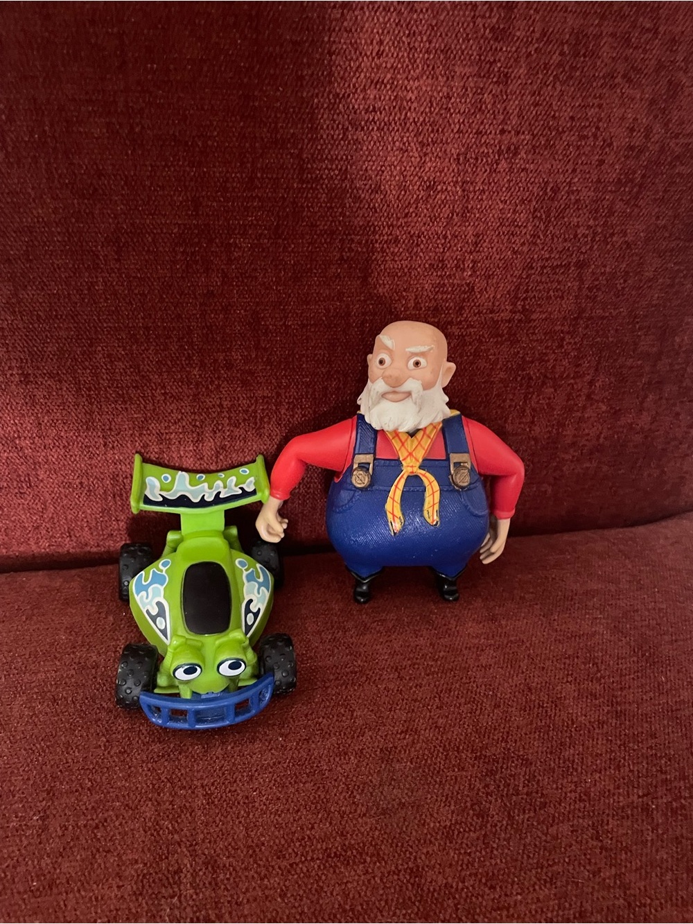 Toy Story vintage stinky Pete 1999 and car